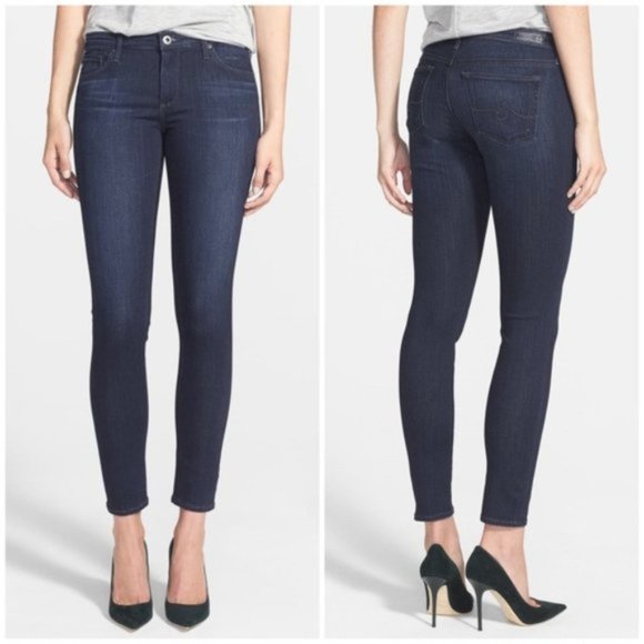 Ag Adriano Goldschmied Denim - AG THE LEGGING Super Skinny Ankle Jeans Dark NWT